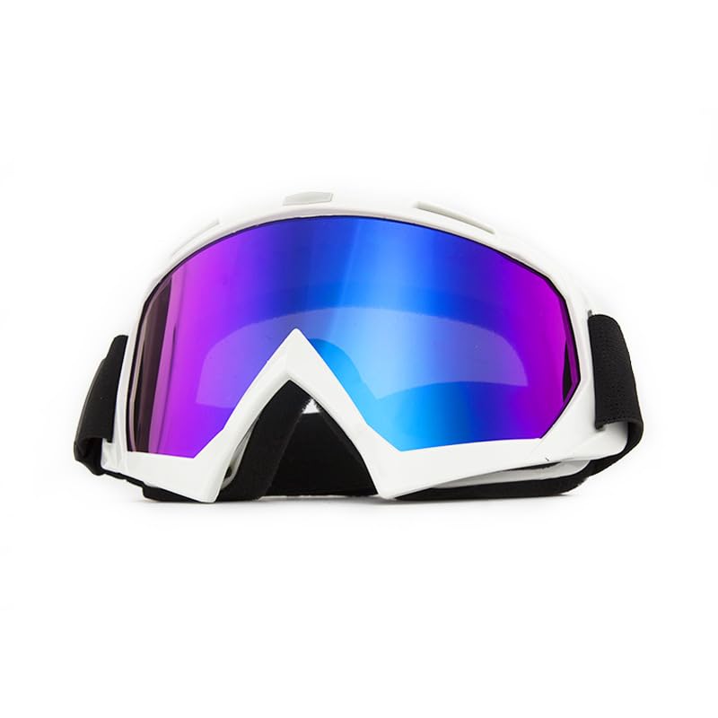 Generico Occhiali Moto,Mascherina Moto,Mascherina Motocross Occhiali da motocross sci equitazione Sport Neve sole for moto Protezione antivento Caschi ciclismo