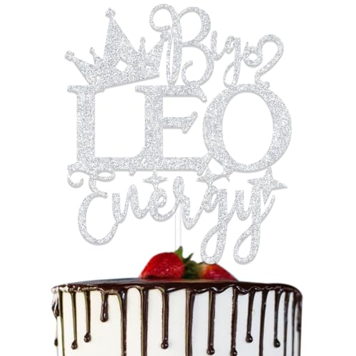 Big Leo Energy Cake Topper, Leo Cake Toppers, Leo Birthday Decorations