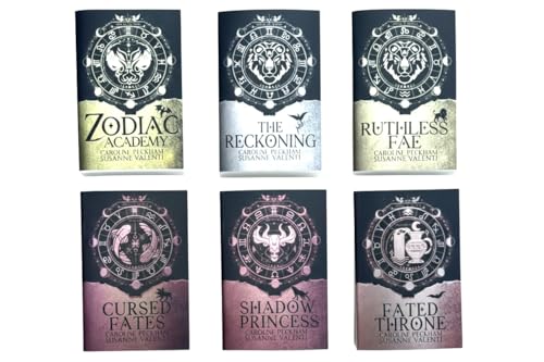 Image of Zodiac Academy Series 6 books Collection Set by Caroline Peckham ( The Awakening , Ruthless Fae, The Reckoning, Shadow Princess, Cursed Fates, Fated Throne )