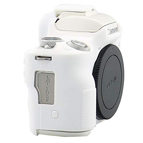 Funda silicona para cámara Canon EOS M50/M50 Mark II blanca miniatura 5