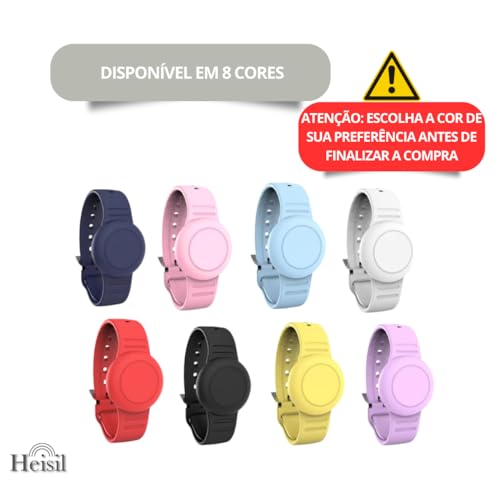 Pulseira De Silicone À Prova D’água Impermeável, Compatível Com Rastreador Airtag, Ajustável Estilo