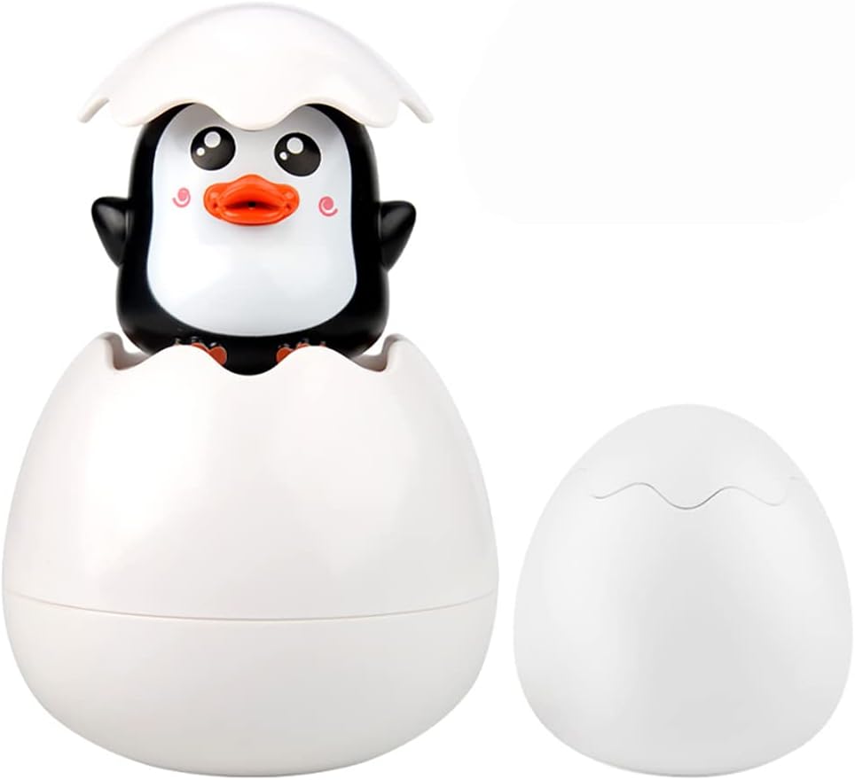 Amazon.com: NEXTAKE Egg Baby Bath Toy, Floating Hatching Egg Shower ...