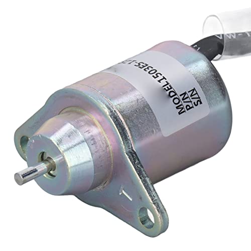 Válvula solenoide de parada de combustível, escavadeira sensível flameout válvula solenoide resistên