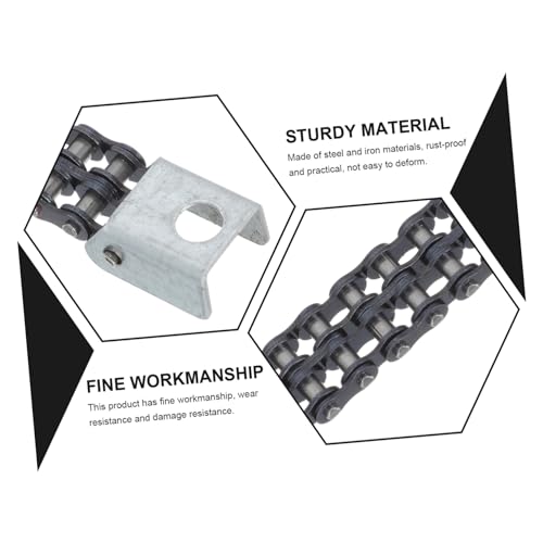 Pedal de cadena doble para bombo de batería miniatura 5
