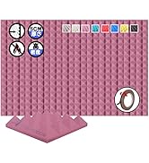 Arrowzoom スーパーダッシュ 新ピラミッド しい 24 ピース 防音 遮音 密度26㎏/m3 作品 吸音材 楽器 緩衝材 防音材 音響泡断熱治療 消音 超強力 騒音 スタジオ 吸音材質 ...