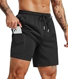 COOFANDY Men's Swimming Trunks with Compression Liner 2 in 1...