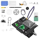 1850W Jade Carving Machine, Gem Faceting Cutting Carving Polishing Machine, 0-10000RPM Benchtop Polishing Grinding Machine with Flexible Shaft for Jewelry, Wood, Acrylic Crafting (110V)