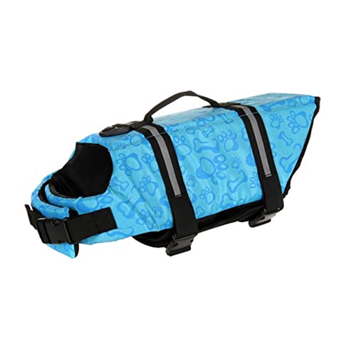 Balacoo Vest Reflective Swimwear for Pets Lightweight Portable Lifesaver for Training Water Activities at Beach Pool Boating Compact with Heavy Duty Ring Hook