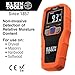 Klein Tools ET140 Pinless Moisture Meter for Non-Destructive Moisture Detection in Drywall, Wood, and Masonry; Detects up to 3/4-Inch Below Surface