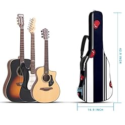 Housse étanche pour guitare acoustique avec double bandoulière et poche fond Magma, Multicolore 10., 42.9×16.9×4.7 in… - Les Beatles, Paul McCartney, John Lennon, RIngo Starr, George Harrison Housse étanche pour guitare acoustique avec double bandoulière et poche fond Magma, Multicolore 10., 42.9x16.9x4.7 in… – Image 5