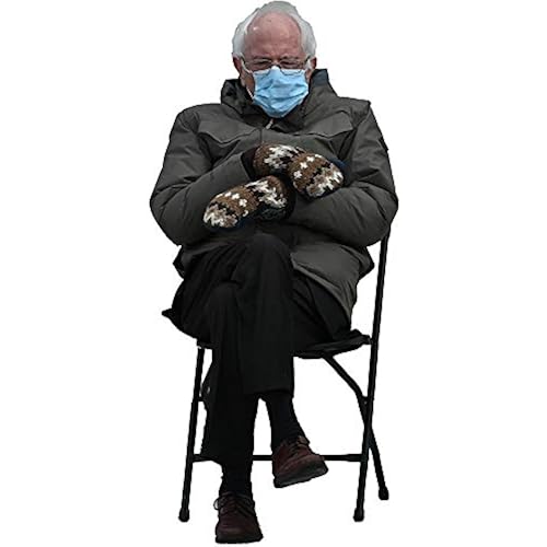 Wet Paint Printing Bernie Sanders Mitten Meme 55" Cardboard Cutout