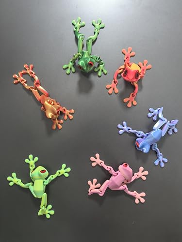 Imán de rana impreso 3D de 7.92 pulgadas para refrigerador miniatura 3