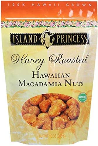 Honey Roasted Hawaiian Macadamia Nuts 10oz Resealable Bag