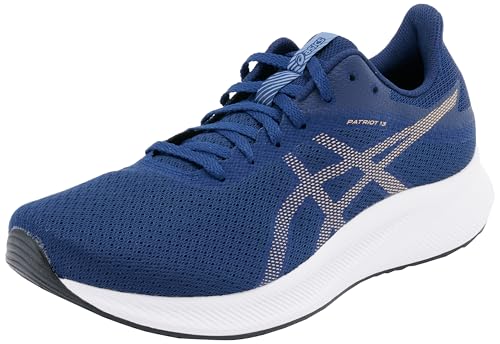 ASICS Damen Patriot 13 Sneaker, Blue Expanse/Champagne, 35.5 EU