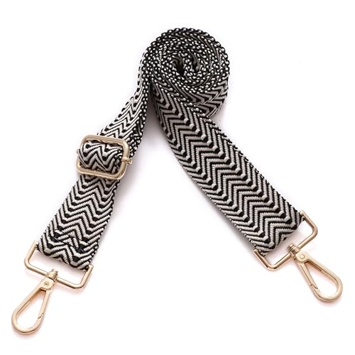 Image of S-Jacorry Purse Strap Replacement Crossbody Wide Shoulder Strap Adjustable Canvas Straps Handbag Strap Replacement Belts