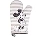 Disney Mickey and Minnie Mouse Set of Two Oven Mitts w Sketch Art Design - Heat Resistant - 100% Cotton - Pair