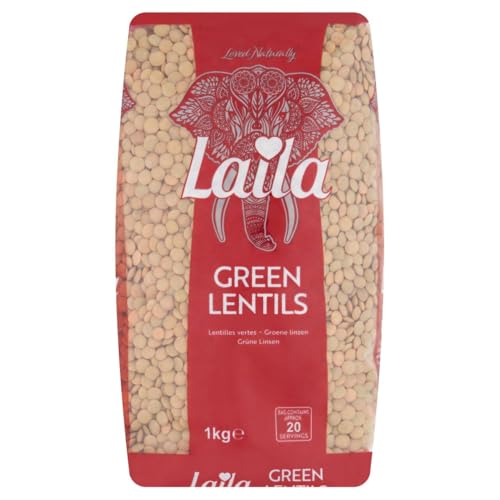 Laila Green Lentils 1Kg (Pack of 1)