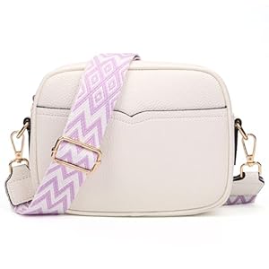 DANXIAN Umhängetasche Damen, PU Leder Crossbody Bag Damen Breiter Gurt, Tasche Damen Umhängetasche Klein Moderne Taschen