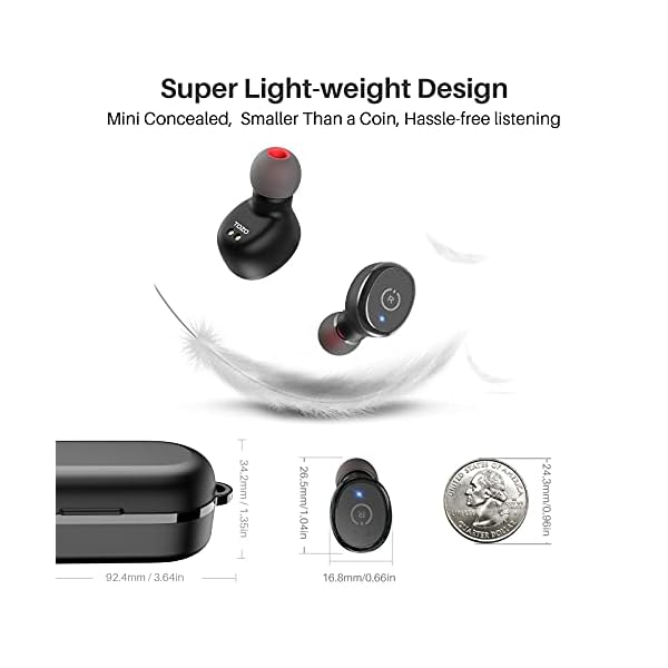 TOZO-T10-Bluetooth-50-Wireless-Earbuds-with-Wireless-Charging-Case-IPX8-Waterproof-Stereo-Headphones-in-Ear-Built-in-Mic-Headset-Premium-Sound-with-Deep-Bass-for-Sport-Black TOZO T10 Bluetooth 5.3 Wireless Earbuds with Wireless Charging Case IPX8 Waterproof Stereo Headphones in Ear Built in Mic Headset Premium Sound with Deep Bass for Sport Black
