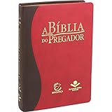 capa marrom jucesp mei  A Bíblia da Pregadora - Capa em Couro Sintético. Marrom e Vermelho