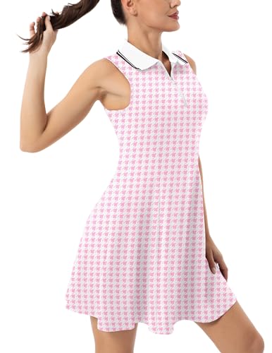 FKEEP Women's Tennis Golf Dress Sport Activewear Workout Athletic Zipper