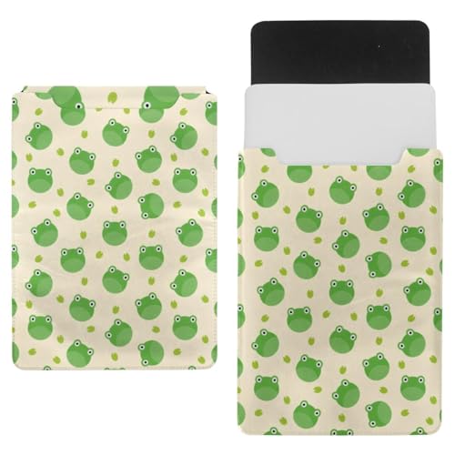 Housse pour ordinateur portable au bureau ou en cours motif grenouille