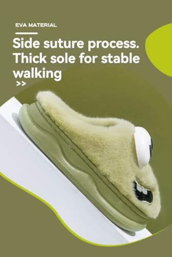 Kissing Slippers,3d Big Eye Dog Fun Cartoon Package Head Eva Slippers,Comfortable And Non-Slip,Couple Slippers,Slippers Tongue Out For Woman Men Winter3