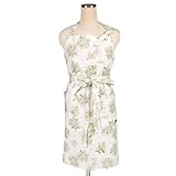 スタイルデコール(STYLE Decor) エプロン レディース おしゃれ 北欧 かわいい 料理 ガーデニング エプロン ジャスミン ホワイト 花柄 W3204400