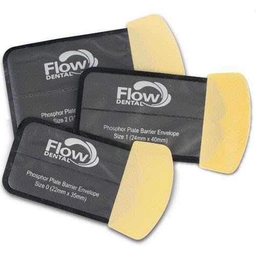 Flow Dental 80101 Safe 'n' Sure Deluxe Barrier Envelopes, Size 0 (Pack of 300)