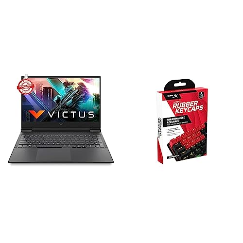 Image of HP Victus Gaming AMD Ryzen 7-5800H 16.1 inch(40.9 cm) FHD Gaming Laptop & Rubber Keycaps - Red [US]