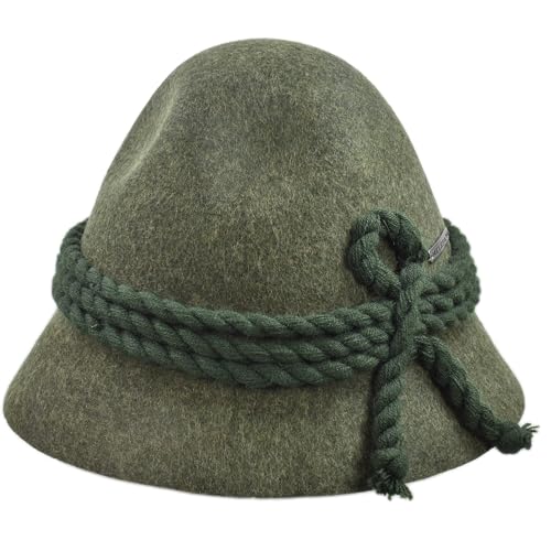 Chapeau tyrolien de montagne Melegari Campanella Bagolino en loden traditionnel