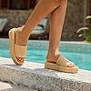 Raffia Platform Sandals for Women – Woven Straw Es... #3