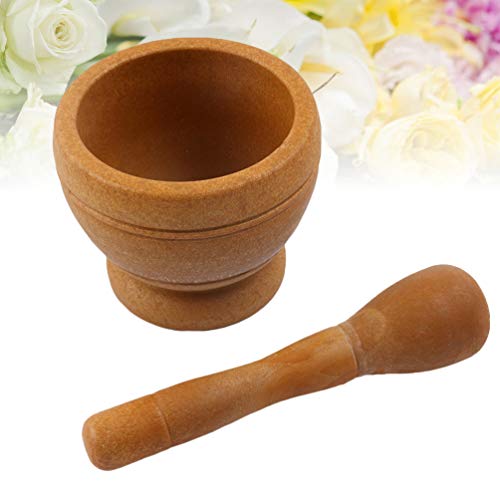 Hemoton Tigela de PilÃ£o E Almofariz Espremedor de MÃ£o Guacamole Almofariz para Especiarias Ervas T