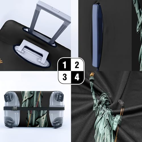 Travel Luggage Cover Suitcase Protector Scratch-Resistant Fit Not Included Suitcase American Golf S-19-21in4
