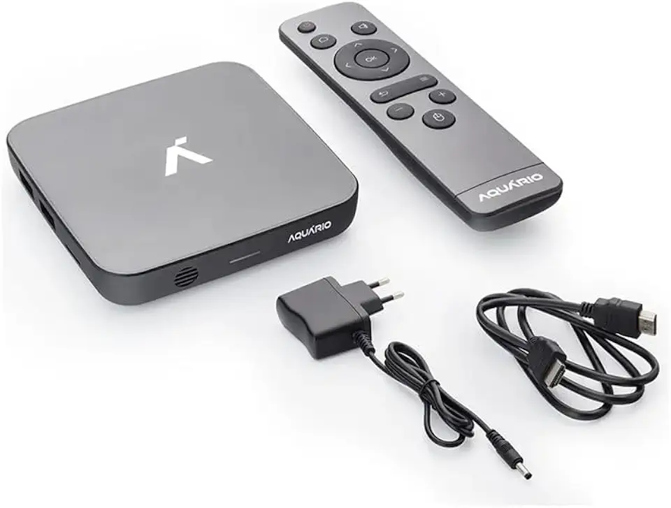 Smart TV Box Android 11 Aquário 4K Ultra HD | 2GB RAM 16GB | Wi-Fi Dual Band 2.4/5GHz | Espelhamento de Tela | Streaming e Apps | Converte TV em Smart TV