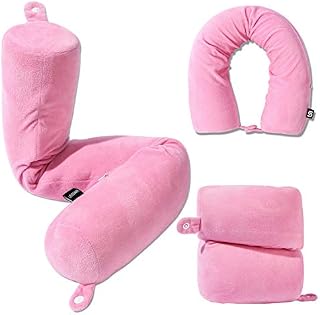 LEISIME Twist Memory Foam Travel Pillow for Neck, Chin, Lumbar and Leg Support