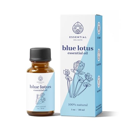 Blue Lotus Essential Oil - Premium Grade Essential Oil (1 oz.) | for Aromatherapy Soaps Lotions & Candles | Vegan & Cruelty Free | Premium Packaging with Dropper