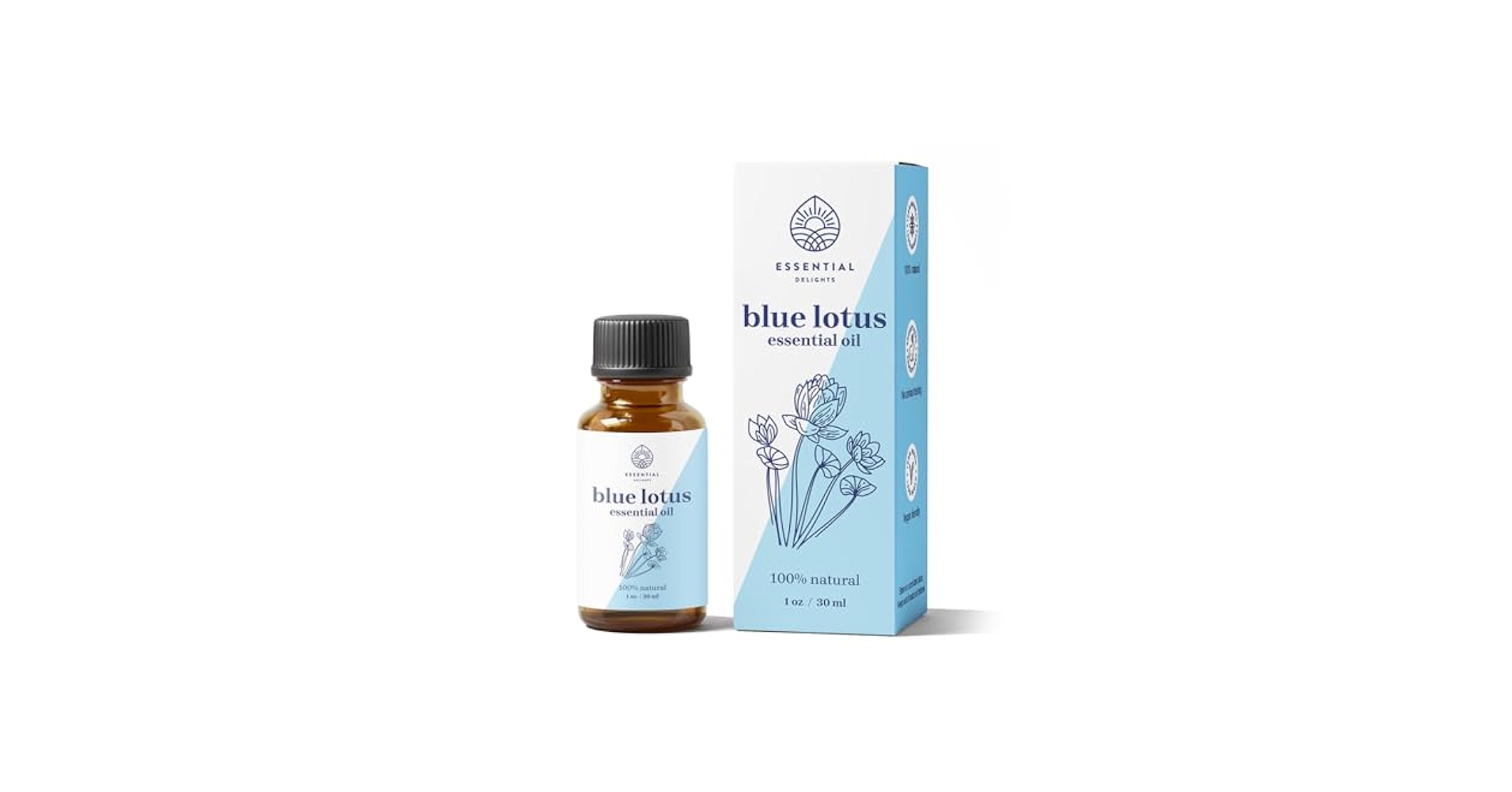エッセンシャルオイル BLUE LOTUS PURE EGYPTIAN OIL Celestial Luxury Pure Egyptian Blue Lotus Oil - Made to Order