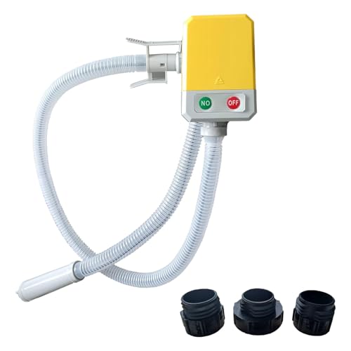 Oxxggkao Sifón alto con apagado automático, construcción, garaje, taller, uso al aire libre, ventilador de carbón con apagado automático, ventilador de transferencia de carbón simple