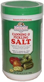 Mrs. Wages Pickling & Canning Salt, Non-iodized, (48 ounces), 3 lbs