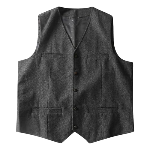 Gilet en tweed léger pour costume homme confortable en été