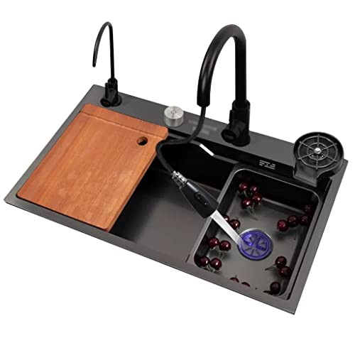 Cucina ر Lavello (Colore: Acciaio Nero, Dimensioni: 78 X 43 X 20 Cm)