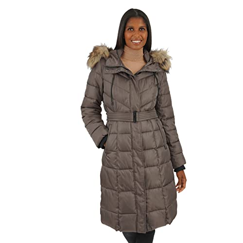 Maxi bouffant à capuche Nine West pour femme : doudoune longue et chaude