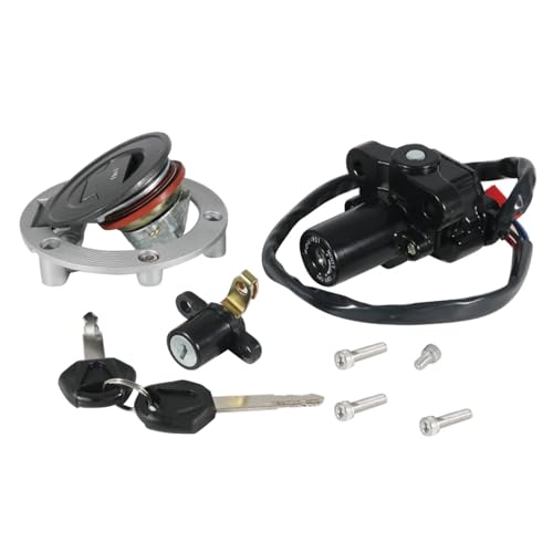 Commutateur d'allumage moto avec kit bouchon essence pour Yamaha Fz6 Fz6n Fz09