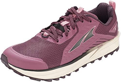 ALTRA Women's AL0A4VRB TIMP 3 Trail Running Shoe, Plum/Coral - 6.5 M US