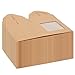 Juvale Single Paper Cupcake Box with Insert - Secure Cupcake Container - Windowed Bakery Packaging & Dessert Boxes - Easy-Assemble Container & Dessert Packaging - 50-Pack, 3.7 x 4.2 x 3.7 in