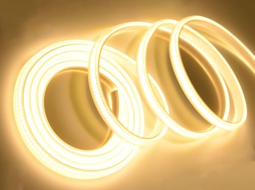 Tira de luces LED COB 5m 110V 3500K regulable miniatura 1