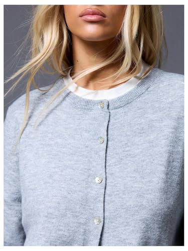 SOLY HUX Women's Lightweight Cardigans Long Sleeve Shirts Button Down Casual Sweater Tops4