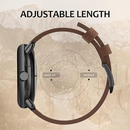 Correa de cuero para Google Pixel Watch 41/45mm miniatura 6