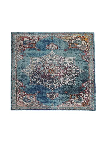 RugVista, Balmoral, Teppich, Mittelflor, 200 x 200 cm, Quadratisch, Modern, Oeko-Tex Standard 100,...